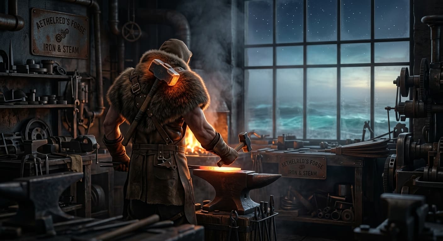 Ancient Fellowship Trail AI artwork with prompt